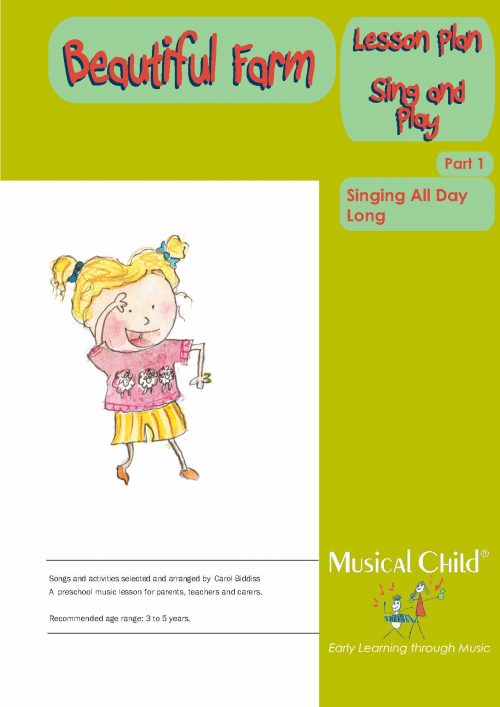 Beautiful Farm Preschool Music Lesson Plan