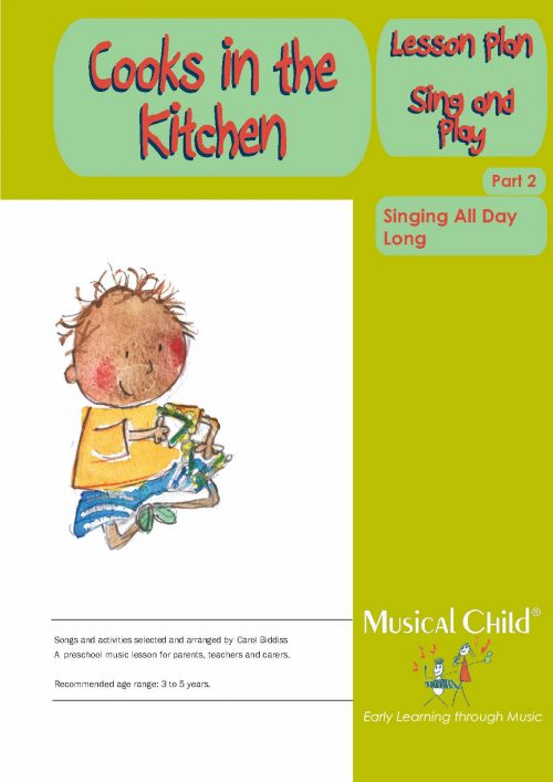 Cooks in the Kitchen Preschool Music Lesson plan