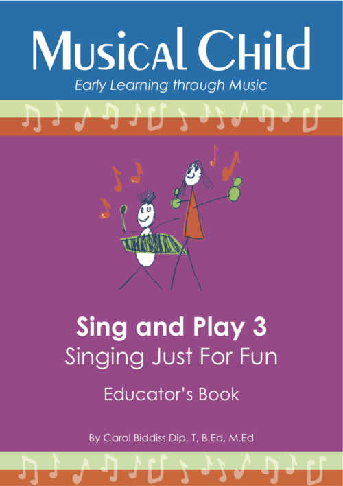 sing and play 3 kids music book for educators