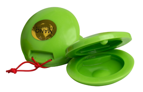 olourful Toddler Castanets - Green