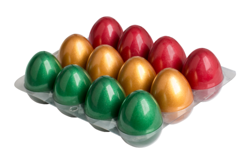 Metallic Egg Shaker Dozen