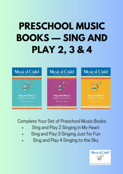 3 Preschool Music Books Bundle